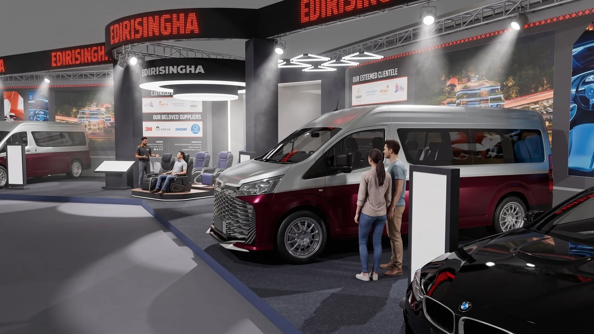 Auto Vision Motor Show 2026 — Edirisingha Stall — environment by Lakmal Wijethunga (1/5)
