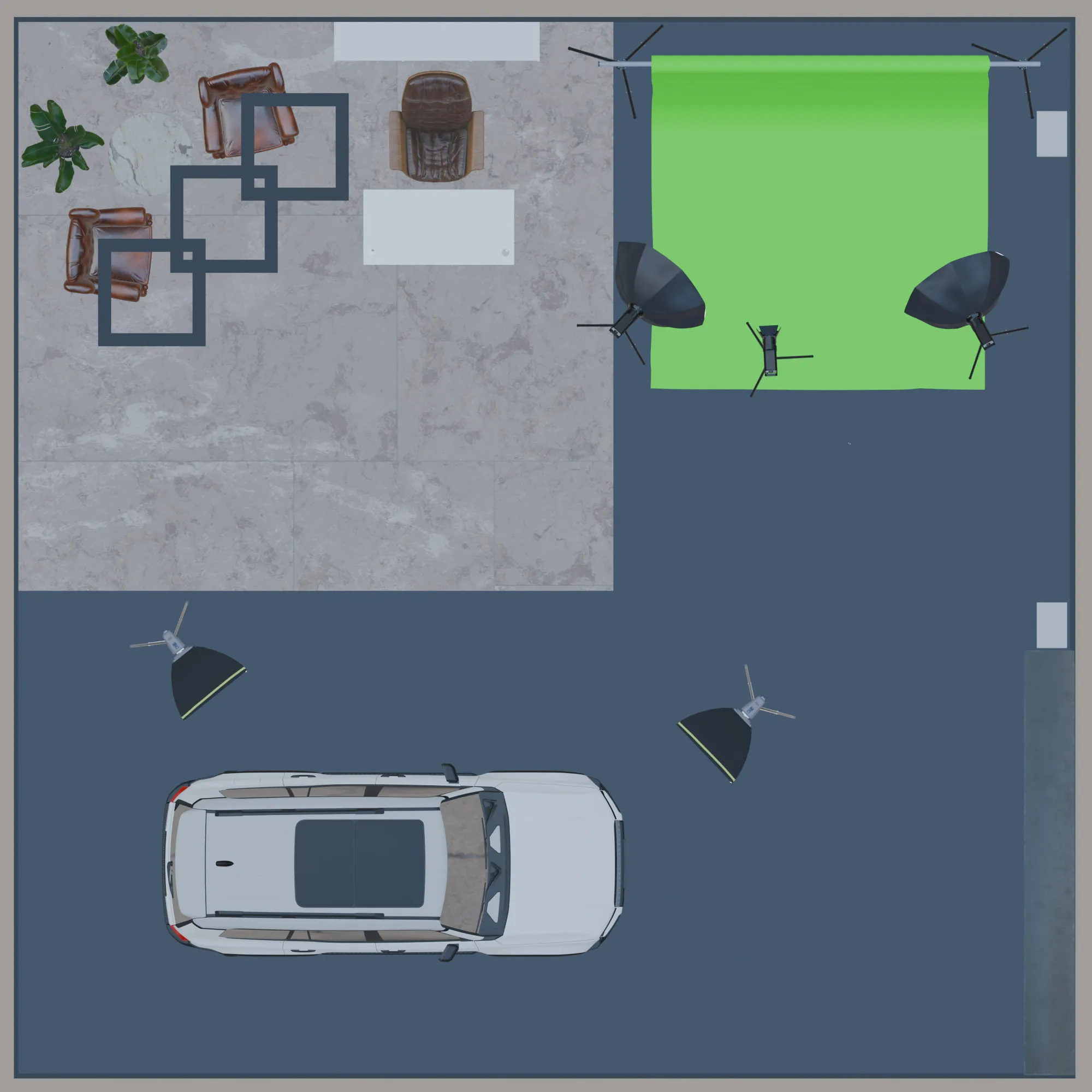 Automobile Content Studio Concept — environment by Lakmal Wijethunga (1/10)