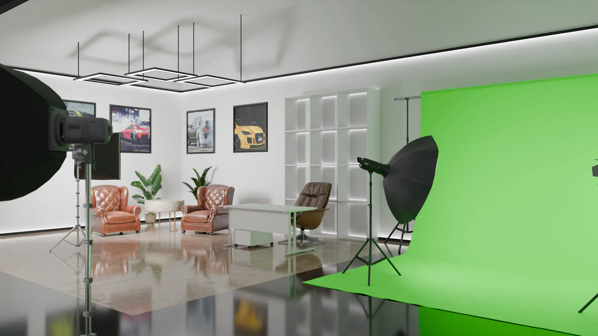 Automobile Content Studio Concept — environment by Lakmal Wijethunga (2/10)