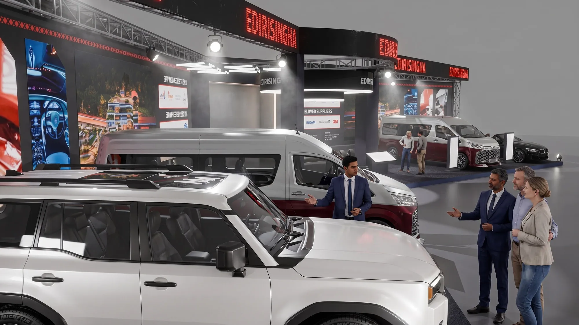 Auto Vision Motor Show 2026 — Edirisingha Stall — environment by Lakmal Wijethunga (3/5)