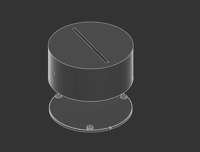 Acrylic Lamp — product design by Lakmal Wijethunga