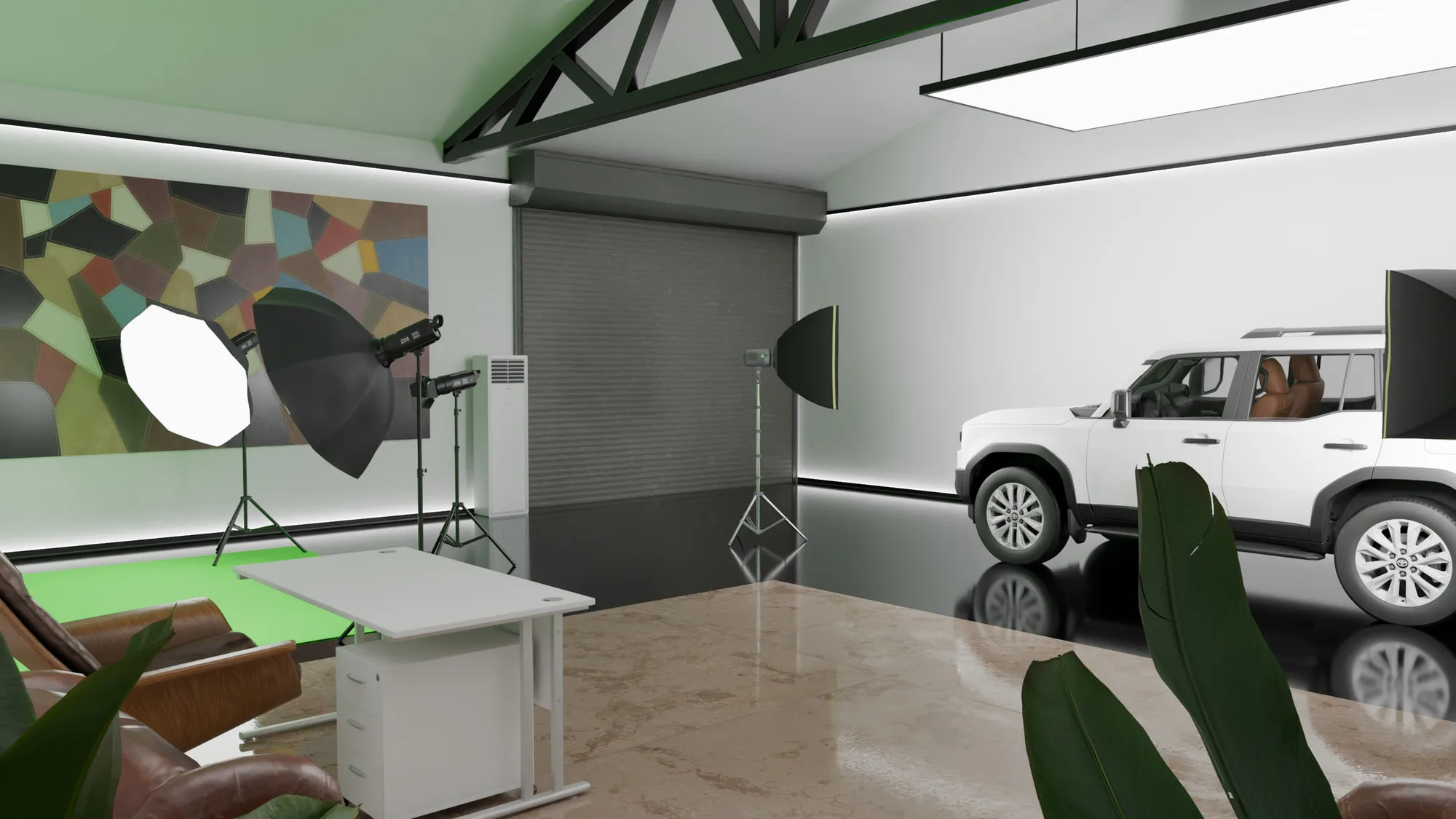 Automobile Content Studio Concept — environment by Lakmal Wijethunga